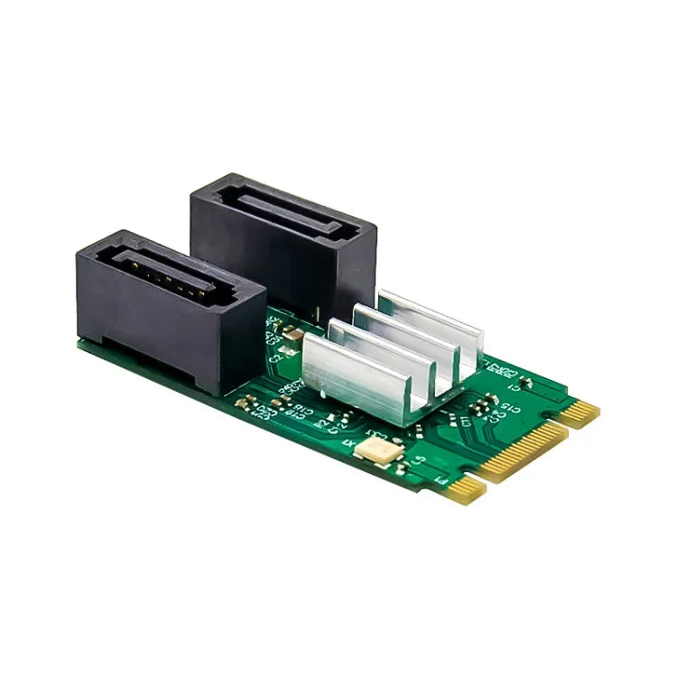 ST551 6Gbps PCIe B+Mキーから2ポートSATA 3.0カード M.2からデュアルSATAアダプター、ST551