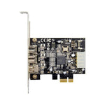ST23 PCI Express 3ポートFirewire 1394B & 1394A PCIe 1.1 x1カード、ST23