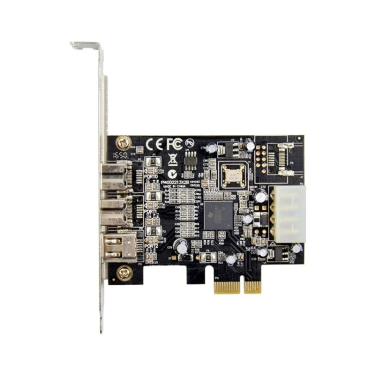 ST23 PCI Express 3ポートFirewire 1394B & 1394A PCIe 1.1 x1カード、ST23