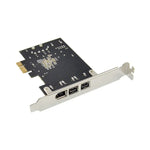 ST23 PCI Express 3ポートFirewire 1394B & 1394A PCIe 1.1 x1カード、ST23