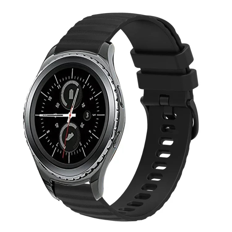 20mm 波状ドット単色シリコンウォッチバンド、Samsung Galaxy Gear S2 Classic用