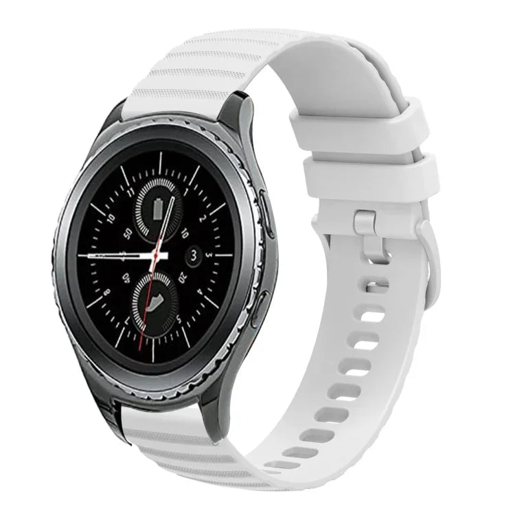 20mm 波状ドット単色シリコンウォッチバンド、Samsung Galaxy Gear S2 Classic用