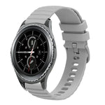 20mm 波状ドット単色シリコンウォッチバンド、Samsung Galaxy Gear S2 Classic用