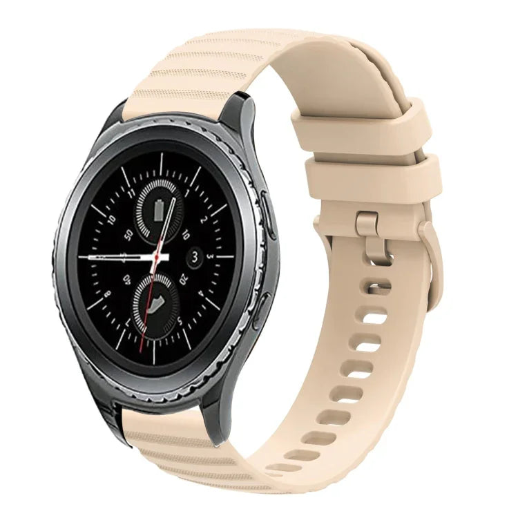 20mm 波状ドット単色シリコンウォッチバンド、Samsung Galaxy Gear S2 Classic用
