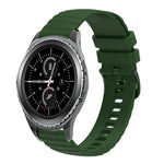 20mm 波状ドット単色シリコンウォッチバンド、Samsung Galaxy Gear S2 Classic用