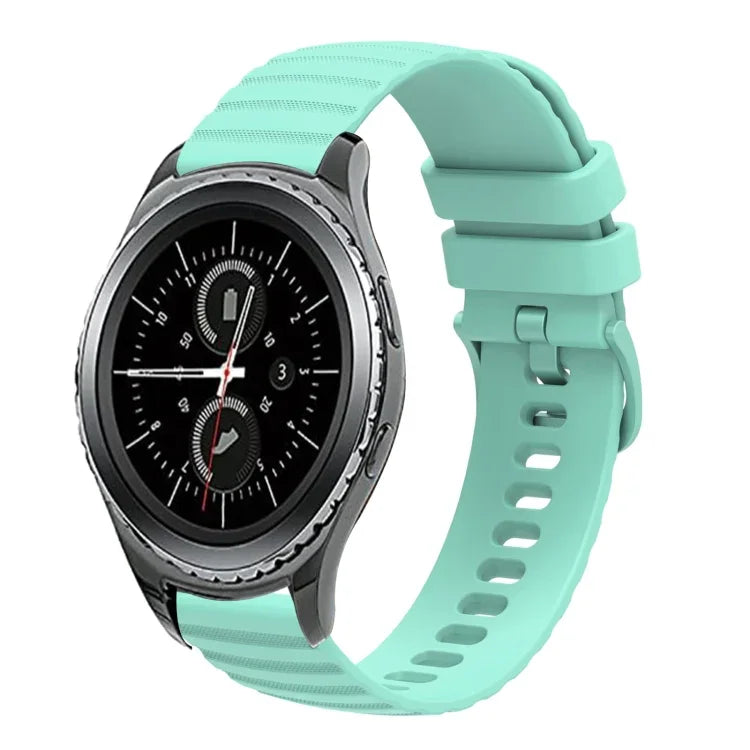 20mm 波状ドット単色シリコンウォッチバンド、Samsung Galaxy Gear S2 Classic用