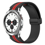 折りたたみ磁気留め具シリコンウォッチバンド、Samsung Galaxy Watch 4 Classic 46mm用、Samsung Galaxy Watch 4 Classic 42mm用
