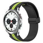 折りたたみ磁気留め具シリコンウォッチバンド、Samsung Galaxy Watch 4 Classic 46mm用、Samsung Galaxy Watch 4 Classic 42mm用