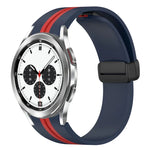 折りたたみ磁気留め具シリコンウォッチバンド、Samsung Galaxy Watch 4 Classic 46mm用、Samsung Galaxy Watch 4 Classic 42mm用