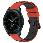 20mm ツートンカラーポーラスシリコンウォッチバンド、Samsung Galaxy Watch Active2 44mm用、Samsung Galaxy Watch 42mm用
