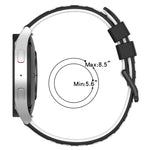 22mm ツートンカラー 多孔質シリコン時計バンド、Samsung Galaxy Watch3 45mm用、Samsung Galaxy Watch 46mm用、Samsung Gear S3 Classic用、Samsung Gear S3 Frontier用