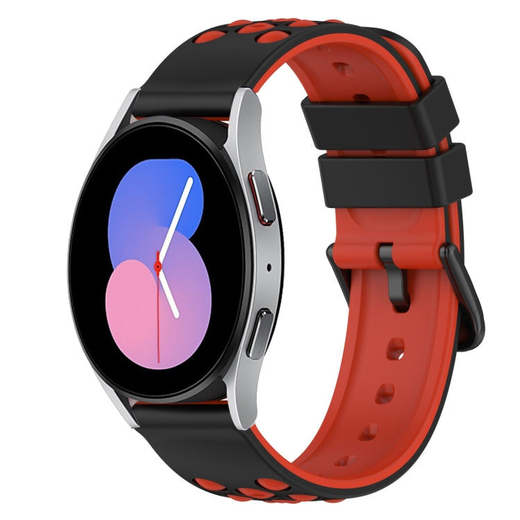 22mm ツートーンシリコンウォッチバンド、Samsung Galaxy Watch Active2 44mm用、Samsung Galaxy Watch 42mm用