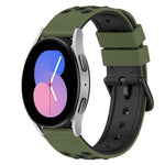 22mm ツートーンシリコンウォッチバンド、Samsung Galaxy Watch Active2 44mm用、Samsung Galaxy Watch 42mm用