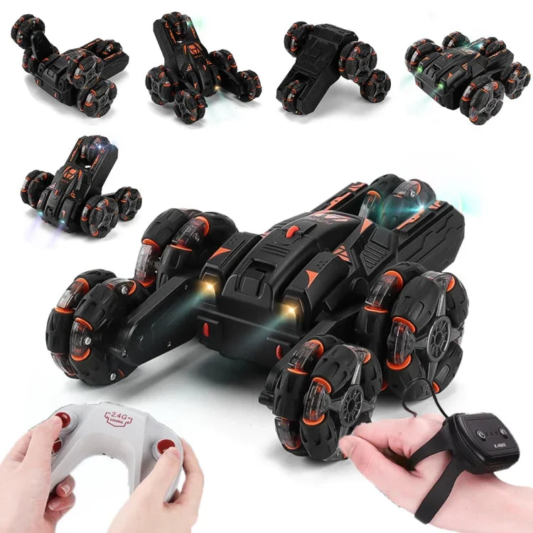 MoFun 五輪スタントカー 360度スイングアーム 2.4G 多機能 RCカー, シングルコントロール, ダブルコントロール