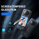 Insta360 X3 STARTRC用2枚セット透明HD曲面保護フィルム、Insta360 X3用