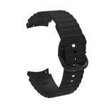 波模様ドット単色バックルシリコンウォッチバンド、Samsung Galaxy Watch 5 / 5 Pro用、Samsung Galaxy Watch 4用