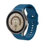 波模様ドット単色バックルシリコンウォッチバンド、Samsung Galaxy Watch 5 / 5 Pro用、Samsung Galaxy Watch 4用