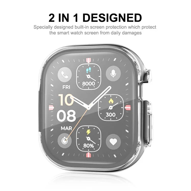 Apple Watch Ultra / Ultra 2 49mm用 ENKAY フルカバレッジ透明ソフトTPUケース＆スクリーンフィルム