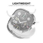 Apple Watch Ultra / Ultra 2 49mm用 ENKAY フルカバレッジ透明ソフトTPUケース＆スクリーンフィルム