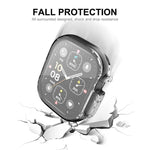Apple Watch Ultra / Ultra 2 49mm用 ENKAY フルカバレッジ透明ソフトTPUケース＆スクリーンフィルム