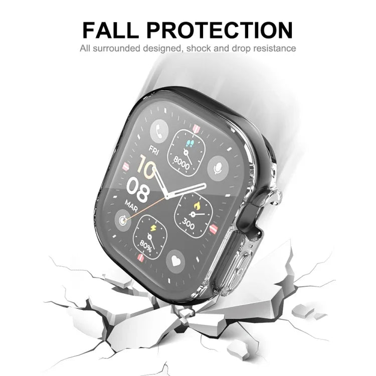 Apple Watch Ultra / Ultra 2 49mm用 ENKAY フルカバレッジ透明ソフトTPUケース＆スクリーンフィルム