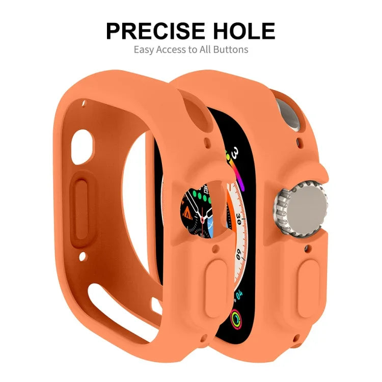 Apple Watch Ultra 3 / 2 / 1 49mm用 ENKAY 無地保護ソフトTPUフレームケース