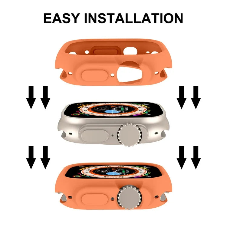 Apple Watch Ultra 3 / 2 / 1 49mm用 ENKAY 無地保護ソフトTPUフレームケース