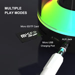ENKAY Hat-Prince ポータブル RGBライト ワイヤレス Bluetoothスピーカー, S, L