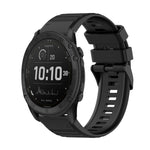 26mm Horizontal Texture Silicone Watch Band with Removal Tool, For Garmin Fenix 7X, For Garmin Fenix 7X Solar, For Garmin Tactix Delta, For Garmin Enduro, For Garmin Fenix 6X, For Garmin Fenix 6X Pro