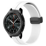 22mm単色磁気留め具シリコンウォッチバンド、Samsung Galaxy Watch3 45mm用、Samsung Galaxy Watch 46mm用、Samsung Gear S3 Classic用、Samsung Gear S3 Frontier用