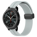 22mm単色磁気留め具シリコンウォッチバンド、Samsung Galaxy Watch3 45mm用、Samsung Galaxy Watch 46mm用、Samsung Gear S3 Classic用、Samsung Gear S3 Frontier用
