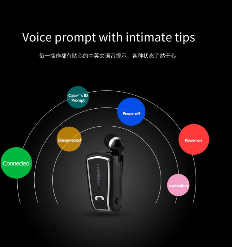 Fineblue F-V3 Bluetooth 4.1 ワイヤレスステレオ Bluetoothインイヤーイヤホン ミニヘッドセット、F-V3 ブラック、F-V3 ホワイト、F-V3 ゴールド