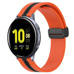 20mm 折りたたみマグネット留めシリコンウォッチバンド、Samsung Galaxy Watch Active 2 40mm用、Samsung Galaxy Watch Active 2 44mm用、Samsung Galaxy Watch 42mm用