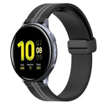 20mm 折りたたみマグネット留めシリコンウォッチバンド、Samsung Galaxy Watch Active 2 40mm用、Samsung Galaxy Watch Active 2 44mm用、Samsung Galaxy Watch 42mm用