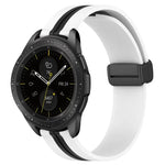 20mm 折りたたみマグネット留めシリコンウォッチバンド、Samsung Galaxy Watch Active 2 40mm用、Samsung Galaxy Watch Active 2 44mm用、Samsung Galaxy Watch 42mm用