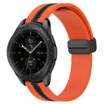 20mm 折りたたみマグネット留めシリコンウォッチバンド、Samsung Galaxy Watch Active 2 40mm用、Samsung Galaxy Watch Active 2 44mm用、Samsung Galaxy Watch 42mm用