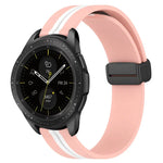 20mm 折りたたみマグネット留めシリコンウォッチバンド、Samsung Galaxy Watch Active 2 40mm用、Samsung Galaxy Watch Active 2 44mm用、Samsung Galaxy Watch 42mm用