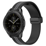 20mm 折りたたみマグネット留めシリコンウォッチバンド、Samsung Galaxy Watch Active 2 40mm用、Samsung Galaxy Watch Active 2 44mm用、Samsung Galaxy Watch 42mm用