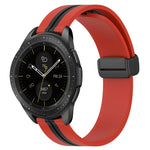 20mm 折りたたみマグネット留めシリコンウォッチバンド、Samsung Galaxy Watch Active 2 40mm用、Samsung Galaxy Watch Active 2 44mm用、Samsung Galaxy Watch 42mm用