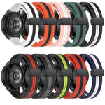 20mm Folding Magnetic Clasp Silicone Watch Band, For Amazfit GTS, For Amazfit GTR 42mm, For Amazfit Pop Pro, For Amazfit Pop