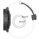 20mm Folding Magnetic Clasp Silicone Watch Band, For Amazfit GTS, For Amazfit GTR 42mm, For Amazfit Pop Pro, For Amazfit Pop