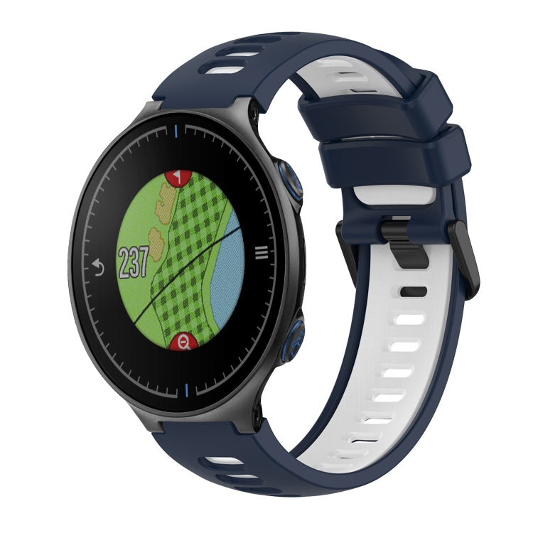 Two-Color Silicone Watch Band, For Garmin Approach S20, For Garmin Approach S5, For Garmin Approach S6