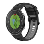 Two-Color Silicone Watch Band, For Garmin Approach S20, For Garmin Approach S5, For Garmin Approach S6