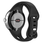 ウォータードロップ スリム バタフライボタン ソリッドシリコンバンド, Google Pixel Watch 4 / 3 / 2 / 1 41mm 用