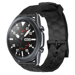 22mmサッカーパターン単色シリコンウォッチバンド、Samsung Galaxy Watch3 45mm 用、Samsung Galaxy Watch 46mm 用、Samsung Gear S3 Classic 用、Samsung Gear S3 Frontier 用