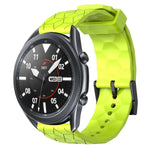 22mmサッカーパターン単色シリコンウォッチバンド、Samsung Galaxy Watch3 45mm 用、Samsung Galaxy Watch 46mm 用、Samsung Gear S3 Classic 用、Samsung Gear S3 Frontier 用
