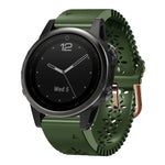 20mm Lady's Silicone Watch Band With Lace Punch, For Garmin Fenix 5S, For Garmin Fenix 5S Plus