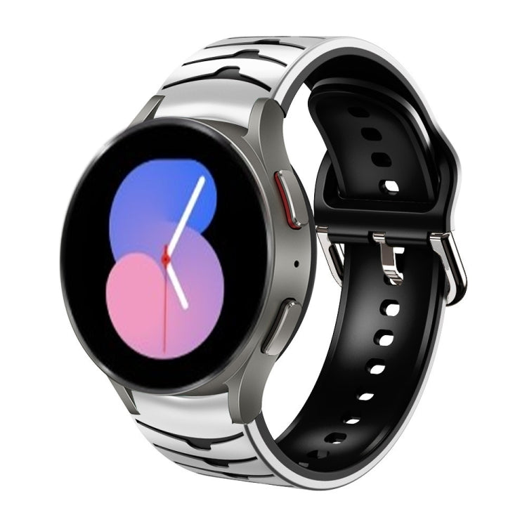 カーブテクスチャー シリコンウォッチバンド、Samsung Galaxy Watch 5 44mm用、Samsung Galaxy Watch 5 40mm用、Samsung Galaxy Watch 5 Pro 45mm用