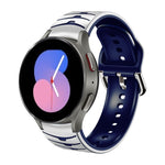カーブテクスチャー シリコンウォッチバンド、Samsung Galaxy Watch 5 44mm用、Samsung Galaxy Watch 5 40mm用、Samsung Galaxy Watch 5 Pro 45mm用