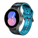カーブテクスチャー シリコンウォッチバンド、Samsung Galaxy Watch 5 44mm用、Samsung Galaxy Watch 5 40mm用、Samsung Galaxy Watch 5 Pro 45mm用